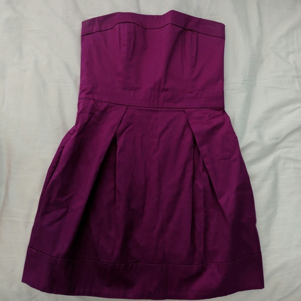 French connection sz 8 strapless dress
